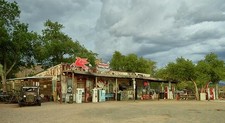 Hackberry Arizona USA 2017 Route 66 General Store Old Car Gas Station picture