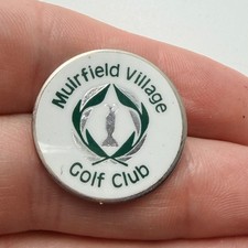 Vintage Muirfield Village Golf Club Logo Lapel Pin Enamel Member Sports Hat Tack picture