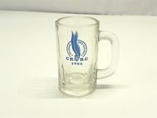 VINTAGE 1982 COLUMBIA OVERDRIVE AXLE CRRG GLASS BEER MUG CUP PRE-OWNED USED  picture
