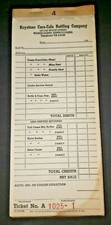 VTG Tall 1940 Keystone Coca Cola Salesman Wilkes Barre Pa Coke Receipt Book  PB3 picture