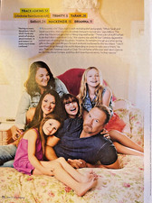 2013 Magazine Illustration Country Singer Trace Adkins With His Family picture