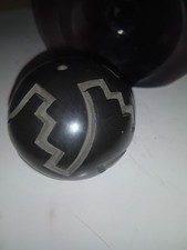 Santa Clara Pueblo Indian Pottery Avanyu Seed Jar picture