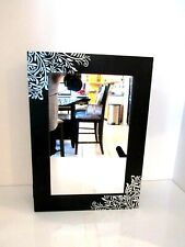 Wooden Mirror Jewelry Box Decorative Wall Mounted  picture