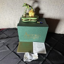 Limoges, France Porcelain Palm Tree & Grass Cabana Trinket Box Artoria #/20 RARE picture
