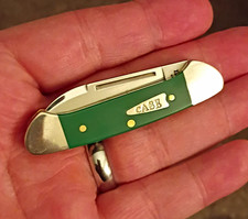 Case 42132 Butterbean 2-Blade Slipjoint Pocketknife Stainless Spruce Green picture
