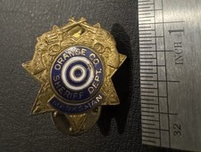 1960-1970s, Orange County California Sheriff’s Department Marksman Award Medal picture