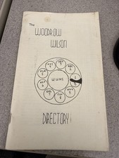 Vintage Woodrow Wilson HS Portsmouth VA Student Directory Mid Century picture