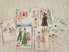Vintage Children's Clothing Sewing Patterns Lot of 7 - Simplicity, Vogue & McCal picture