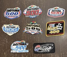 Lot of 8 Vintage NASCAR  Daytona Race Patches 90’s & Y2K Great For Jacket Hats picture