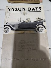 Vintage 1914 1915 saxon motor car sales brochure pamphlet Philadelph pa dealer picture