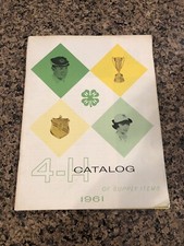Vintage 1961 4H Club  Farm Youth Program Supply Items Rare picture