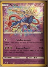 Zacian 082/185 - Pokemon TCG Vivid Voltage Amazing Rare (NM) picture