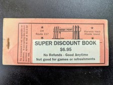 Vintage Rocky Point Amusement Park Ride Ticket Book Warwick, Rhode Island picture