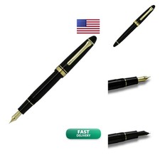 Sailor 1911 Profit Casual Black & Gold Fountain Pen Fine Nib picture