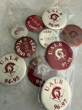 University of Arkansas Little Rock Lapel Pin UALR Badge Bundle Lot 1990s picture