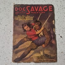 Doc Savage Pulp Magazine - The Metal Master 80 Page Novel (FINE) March 1936 picture