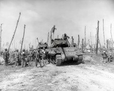 Kwajalein M10 Tank Destroyers WWII 8x10 Photo Print HT4136558 picture