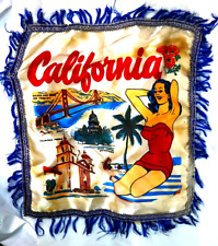 1950s california fringe pillow cover  advertising picture