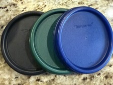 tupperware modular mates lids only.  Brand new.  black, blue, green. 2 for $10 picture