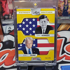 Leaf 2026 Patriot Edition John F. Kennedy Donald J. Trump PD-16 24/25 Card picture