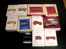 Hallmark Lionel Train Ornament Lot of 11 All New in Boxes 1 Duplicate picture