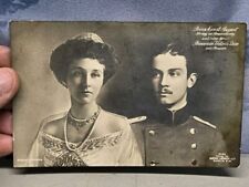 1912 Engagement Ernest Augustus Duke Brunswick Victoria Louise Prussia Photocard picture
