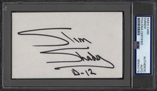 EMINEM aka SLIM SHADY Signed Autograph 3 x 5 Cut - PSA picture