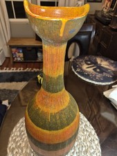 Vintage Bitossi Raymor Aldo Londi Lobster Vase 2154 Italian MCM 20” picture