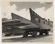 1944 Pearl Harbor Navy Yard LCM Higgins Landing Craft Photo 8x10  picture