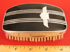 VINTAGE ART DECO INDUSTRIAL AGE ALUMINUM HAIR BRUSH MARKED PRO-PHY-LAC-TIC  picture