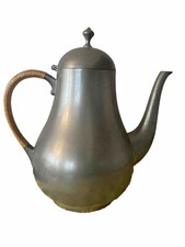 Vintage Royal Holland Pewter KMD Daalderop Pear Shaped Teapot - 8.5” Tall picture