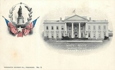 White House Washington DC Private Mailing Early c1900 Postcard picture