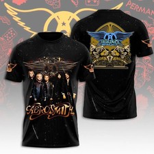Aerosmith 3D Apparels 3d AOp Black Unisex All size picture