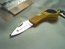 RARE Vintage G.SAKAI / Spyderco GS115YL Hotaru. SNOW PEAK.  Japan only model. picture