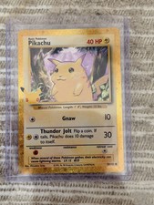 Pikachu 58/102 Holo Rare English Pokémon 30th Anniversary Gold Border picture