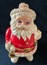 Vintage Ceramic Spaghetti Santa Bank Japan 6.5