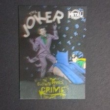CPC-5 JOKER 2025 Skybox DC Metal Batman CLOWN PRINCE of CRIME LENTICULAR 1:96 picture