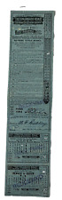 Southern Pacific Union Pacific Rail Colorado & Southern Rail ticket & stub 1907 picture