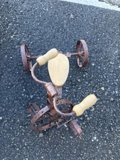 Vintage Hand-Crafted Doll-Sized Decorative Metal Tricycle Bike- Good  Condition picture