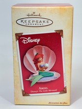 Hallmark Ariel Disney Ornament Little Mermaid 2004 Seashell Pearl QXD5061 picture