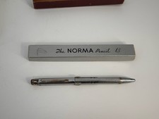 Vintage Norma Mechanical Pencil #104 Chrome Multi 4 Color with Box Instructions picture