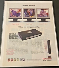 ViewSonic -  Vintage Original Gaming Print Ad / Poster / Wall Art - MINT picture