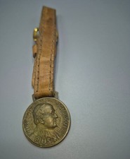 Antique 1926 Chicago Eucharistic Congress Pope Pius XI Watch Fob Catholic Medal picture