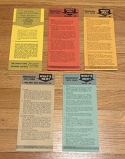 NOS 1968 DODGE Dealer Announcement Facts BROCHURES Dart/Coronet/Charger Mopar picture