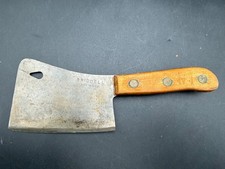 Vintage Briddell No. 860 Meat Cleaver Butcher's Knife 6