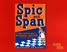 Spic and Span vintage box art 2x3