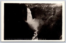 Antique Colombia Postcard BOGOTA Salto de Tequendama Falls RPPC picture