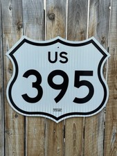 Authentic California US Route 395 Highway Sign With CA Print Stamp picture