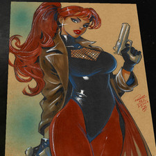 Elsa Bloodstone Marvel Art Print Signed 8.5x11 | Art by Keyeske picture