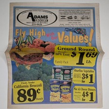2003 Waterloo Iowa IA Adams Local Grocery Store Newspaper Print Ad Flyer Pepsi picture